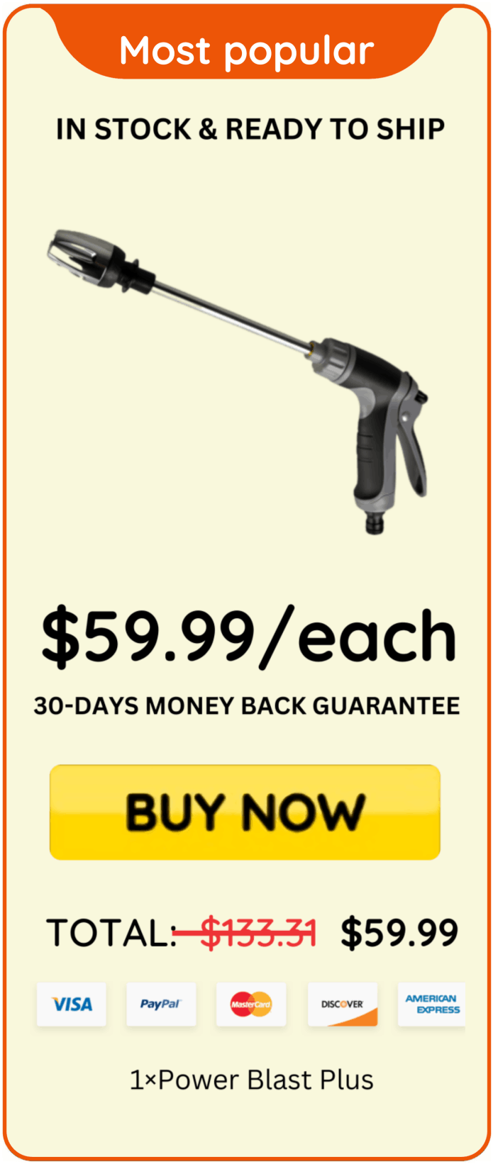 Power Blast Plus offer price 